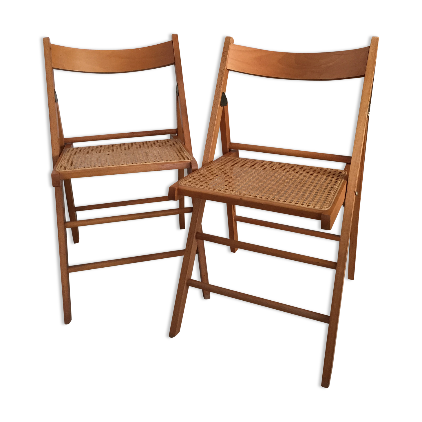 Chair folding year 70 in caning