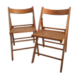 Chair folding year 70 in caning