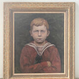 Portrait ancien de jeune homme