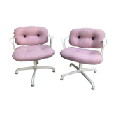 Pair of conference chairs by Bruce Hanna and Andrew Morrison for International Knoll