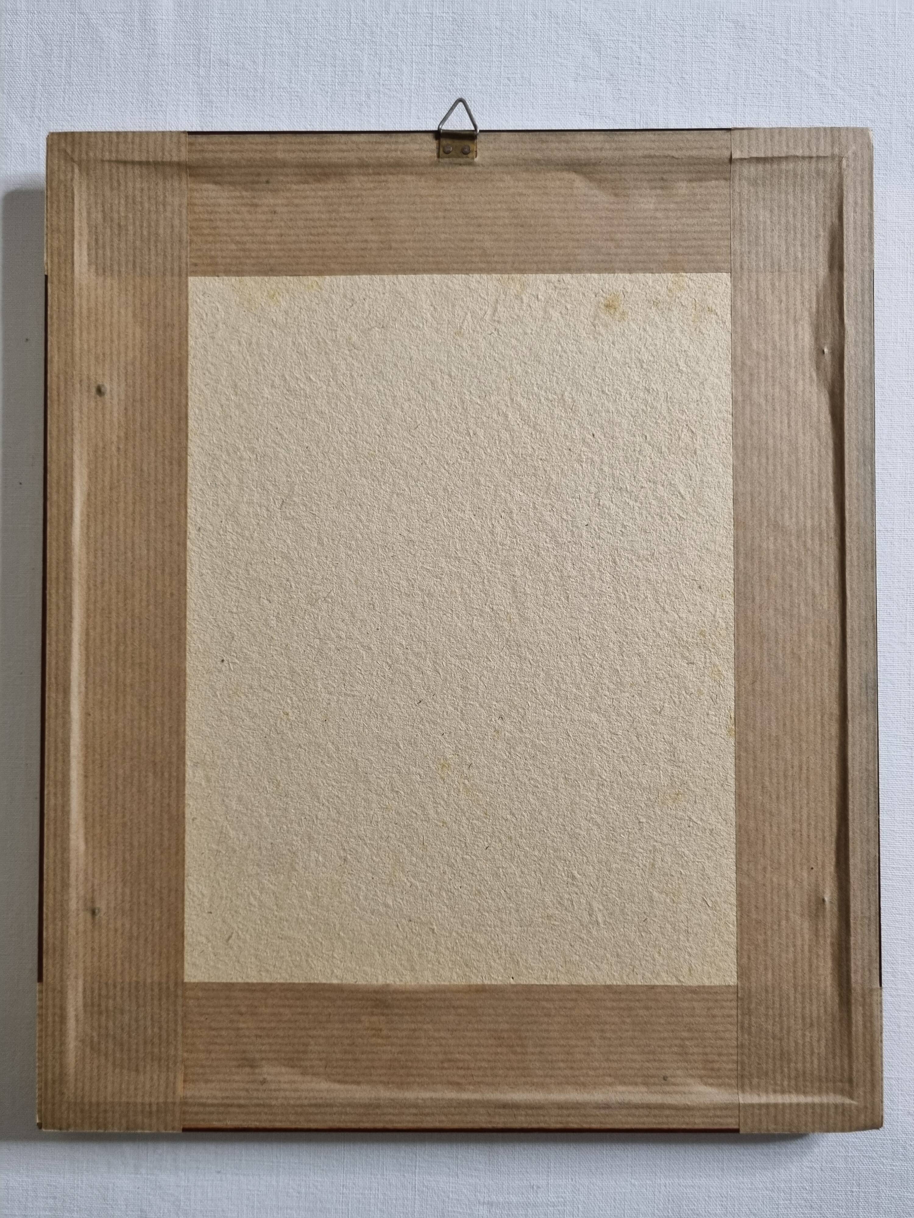 Original gouache from the 1930s, prototype of a unique jewel, New York jeweler, 24 x 28 cm