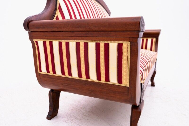 Antique sofa from the late 19th century, Northern Europe. After renovation.