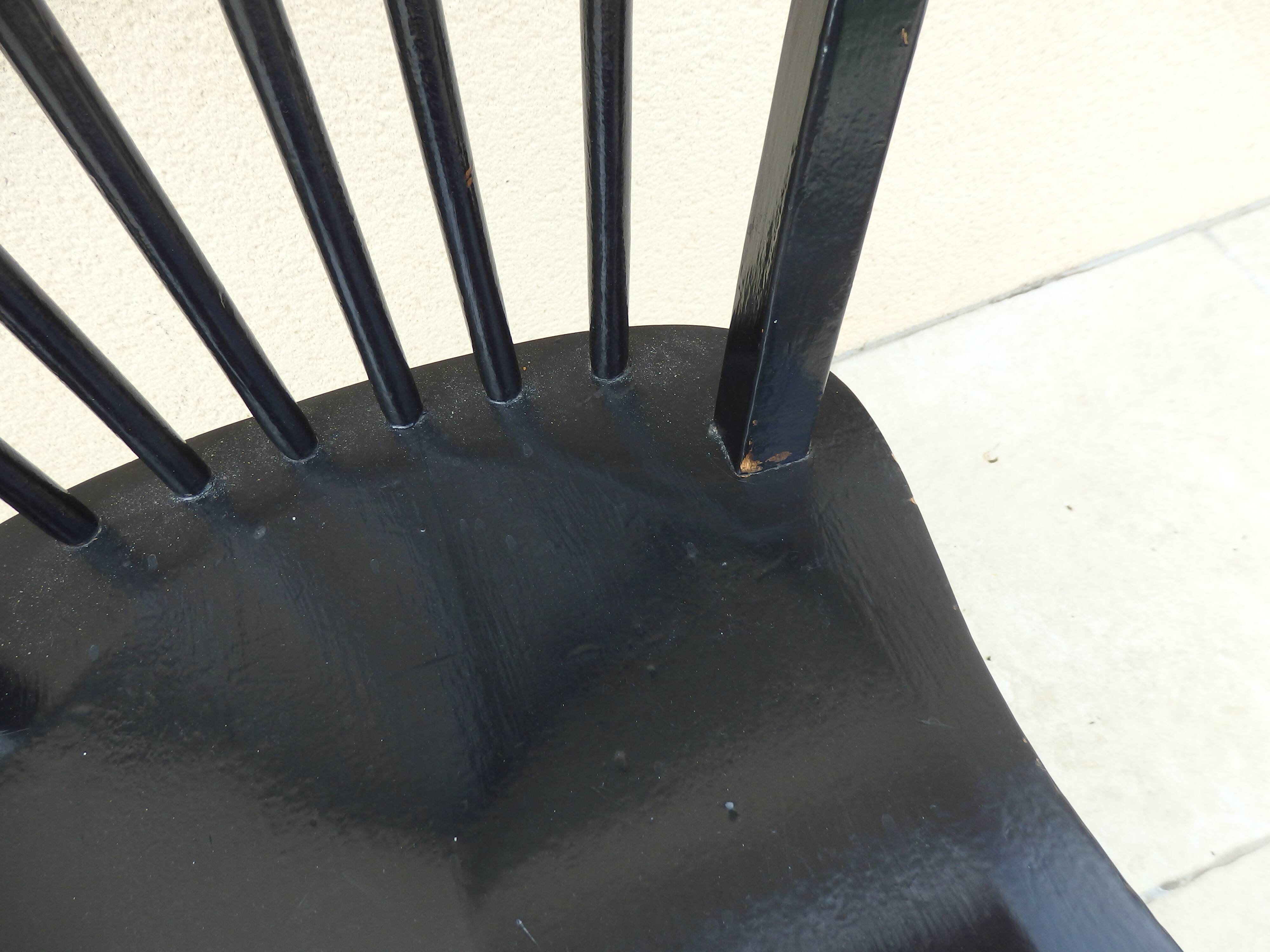 Windsor Chair for Black Vintage Ercol