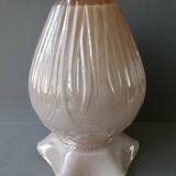 Vase Art Nouveau en opaline rose