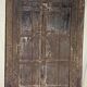 Old wooden door with frame
