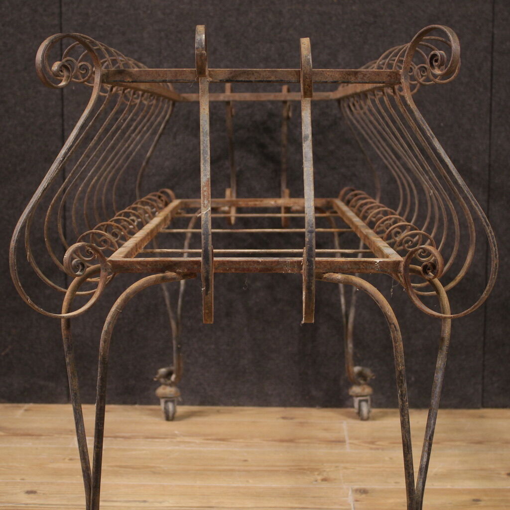 Wrought iron planter from the 70s