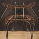 Wrought iron planter from the 70s