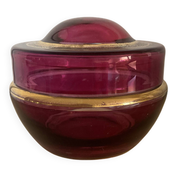 Vide poche Art déco en verre soufflé