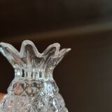 Salt and pepper design in pineapple shaped glass