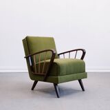 Vintage Lounger Chair in Grass Green, 1950s