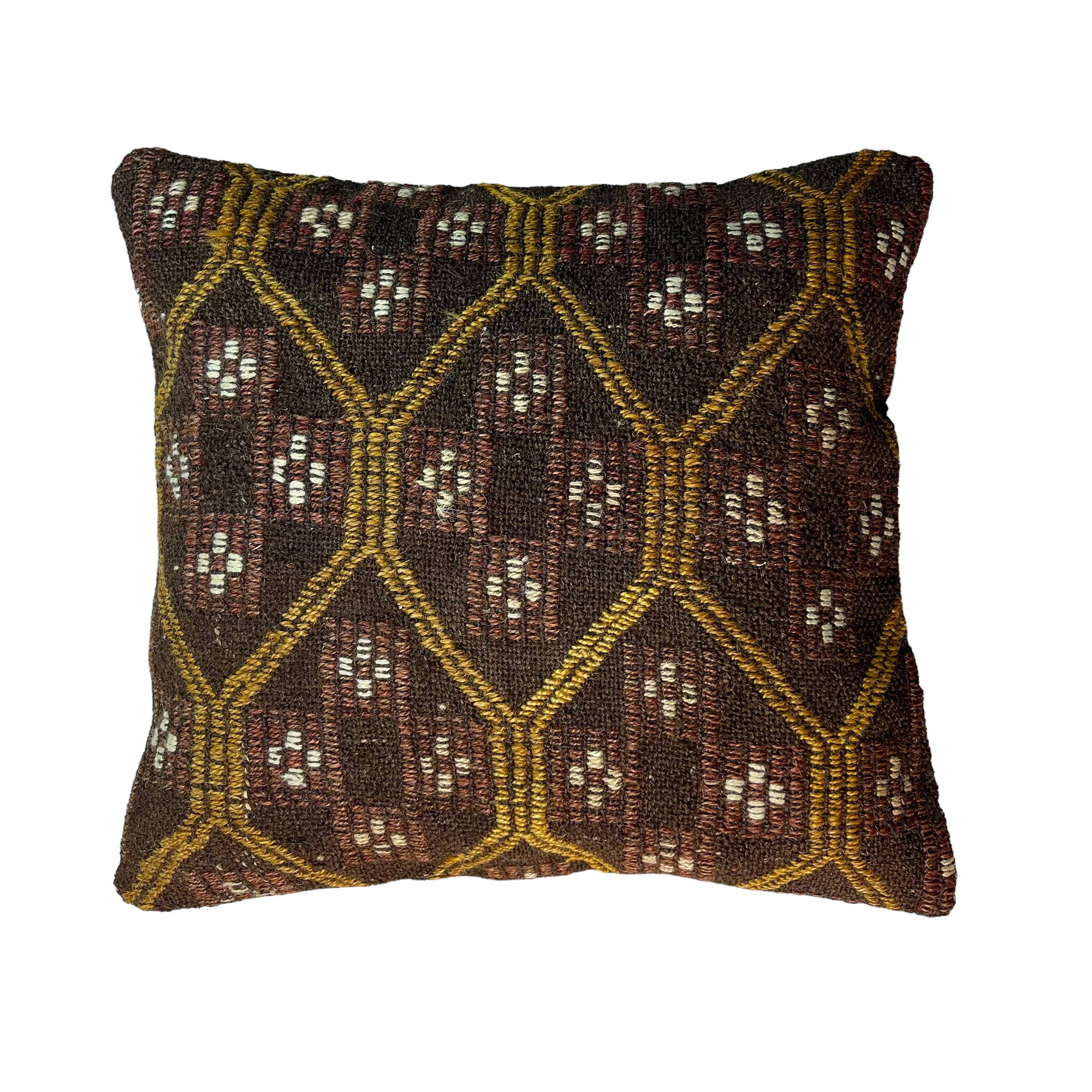 Housse de coussin Kilim turque vintage, 45 x 45 cm
