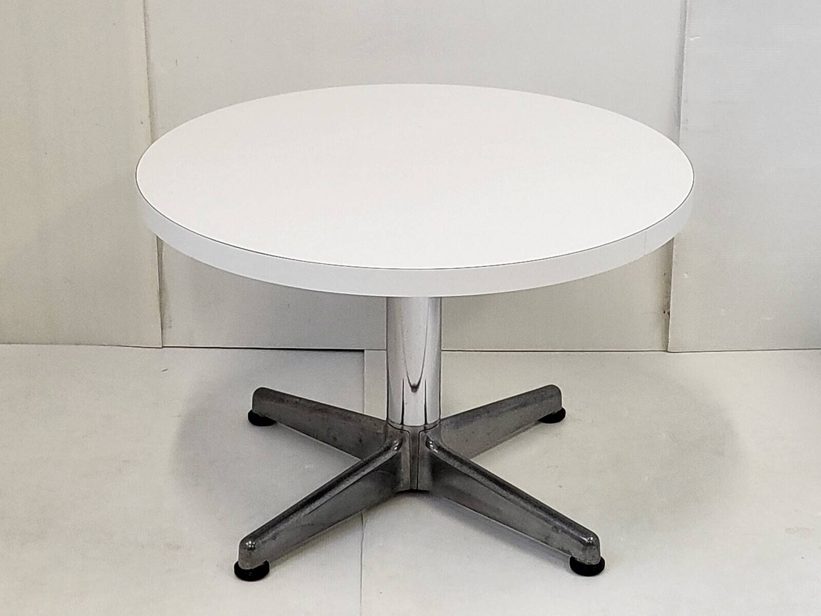 Vintage coffee table 1960 formica aluminium steel chrome dlg eames 60s 1960s