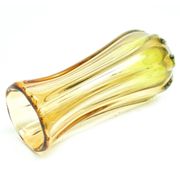 Sommerso vase, mid-century modern, glass, designed by F. Poli, Italy, 1950s