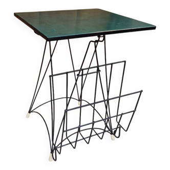 Table d'appoint range vinyles
