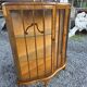 Art Deco display cabinet in walnut from the 1930s.