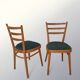 Set of 4 TON chairs, Czech vintage 1960s.