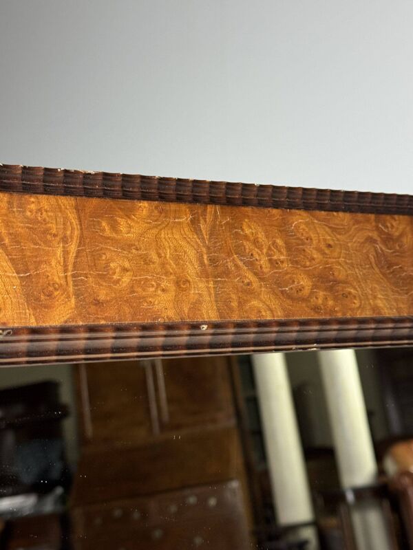 Miroir vintage à cadre cannelé