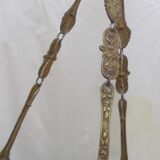 Lustre art déco en pâte de verre