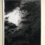 Rosine nusimovici, untitled (cloud ii), c 1980. black and white silver print