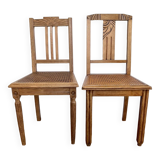 Set of restored art deco chairs