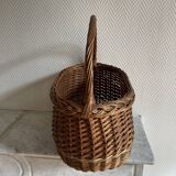 Vintage woven wicker basket