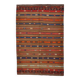 5x8 Kilim Modern Area Rug, 162x241Cm