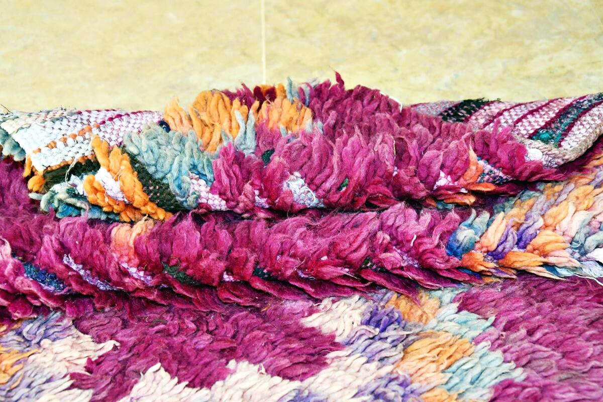 Vintage Berber hallway rug