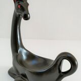 Empty pocket zoomorphic figure ceramic design 60s