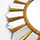 Large gilded Italian XXL Regency Sunburst Wall Mirror | diameter 93 cm