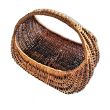 basket style Brigitte Bardot wicker and wood around the 60s