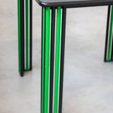 1980s Vintage Black and Green Dining Table – Bold Italian Design