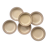Assiettes bistrot Longchamp x6