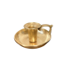 Brass cellar rat candle holder