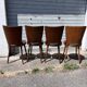(Suite) 4 Bistro chairs Baumann (model Dove)