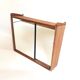 Small Wall Mounted Teak Toilet Cabinet Solid 50s