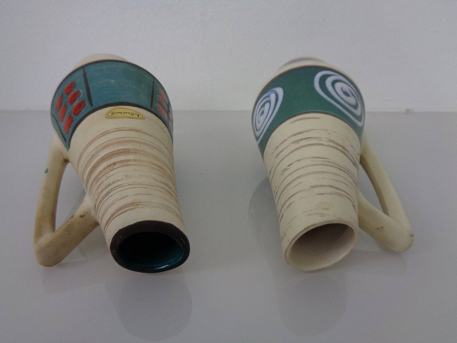 Ceramic vases by Heinz Siery for Scheurich, 1958, set of 2.