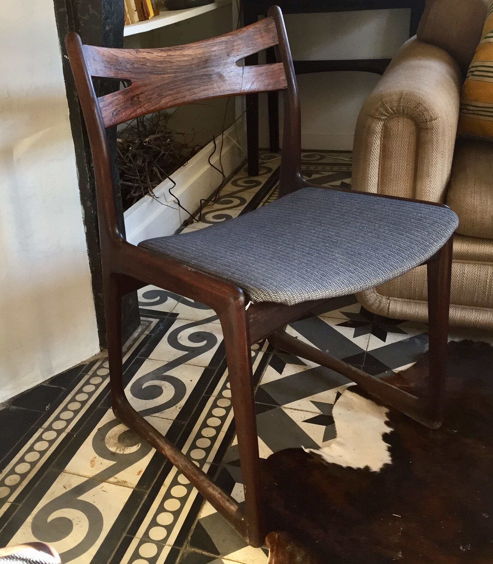 Lot of scandinavian chairs 1970