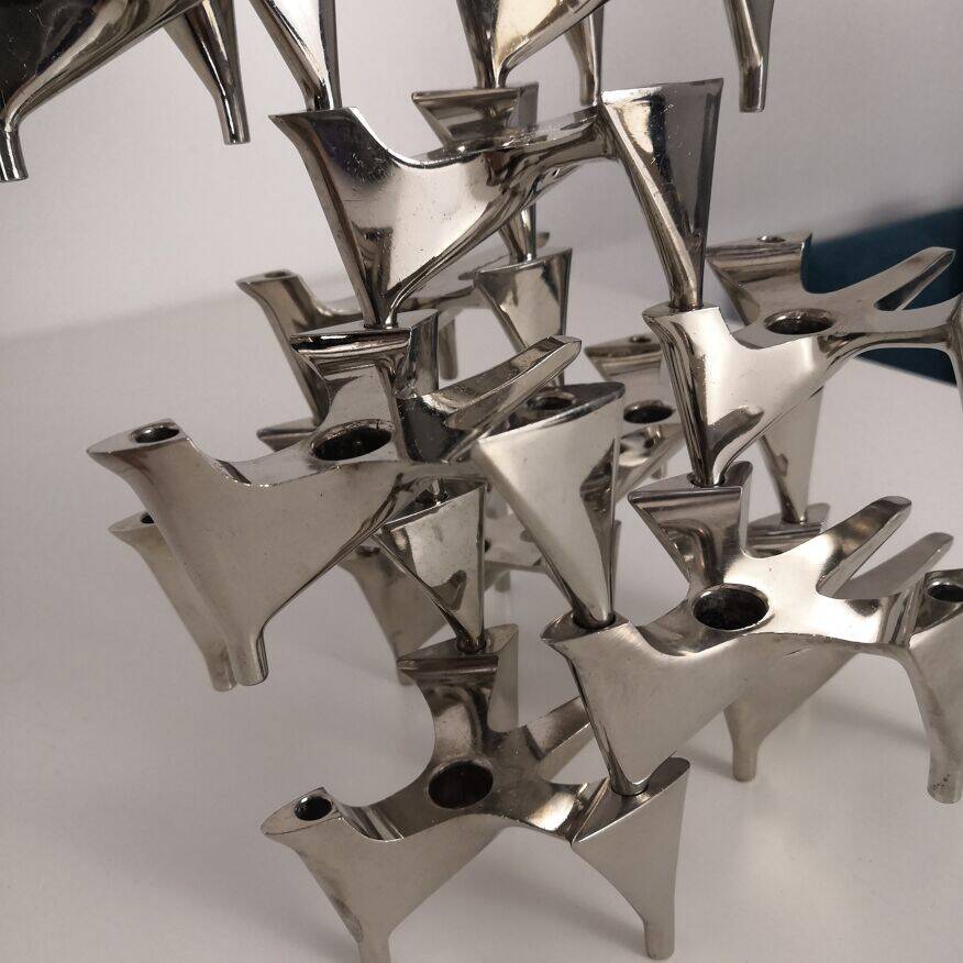 Set of 26 Hammonia Motard candle holders