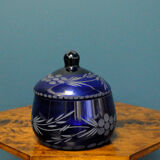 A great, Cobalt, English Bombonier