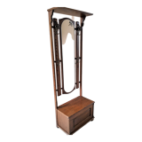 Old coat rack mirror cloakroom circa 1950
