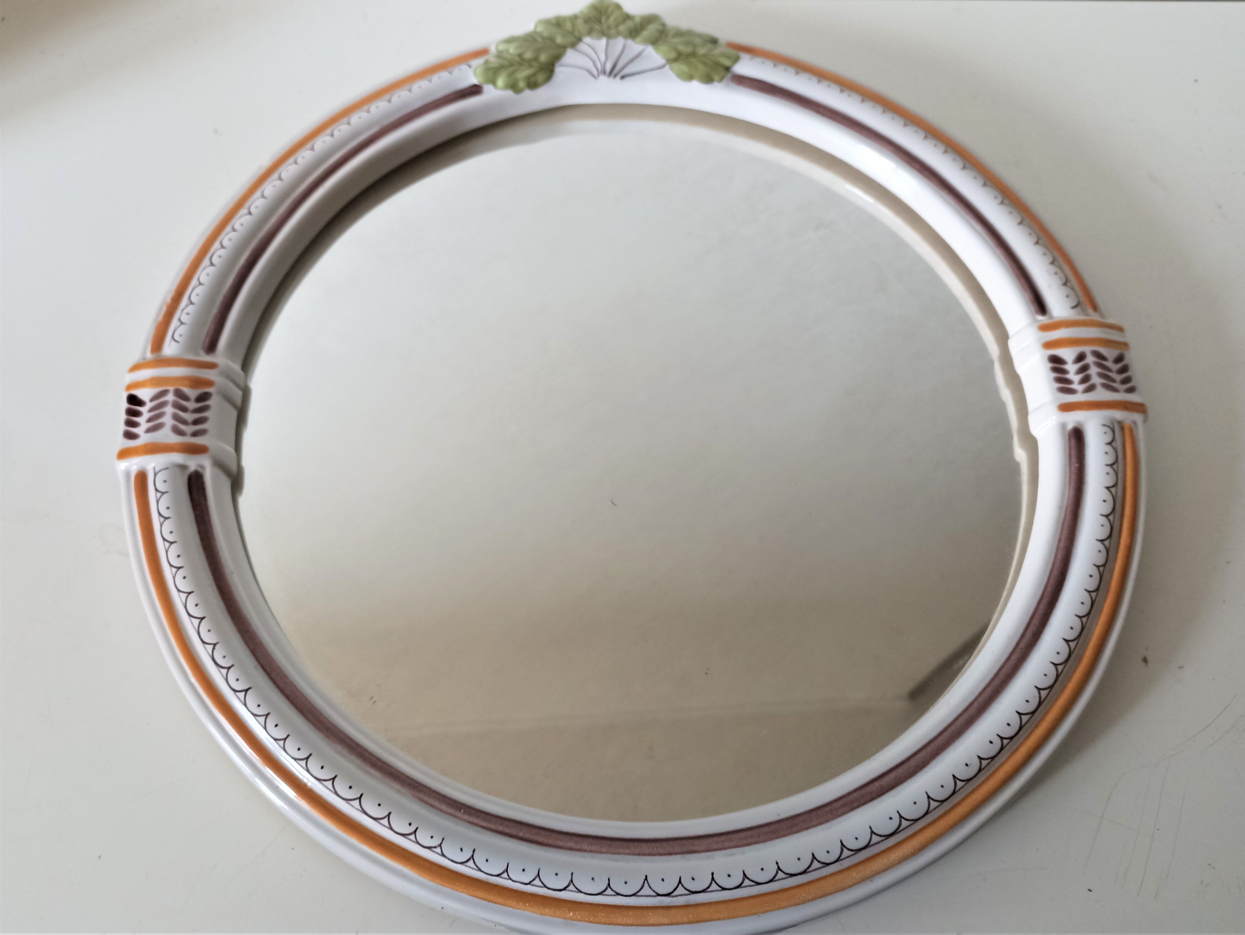 Miroir rond vintage 36cm