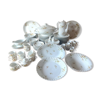Havilland Limoges Torse Autumn Leaves 106-piece service