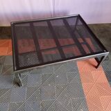 Large industrial metal coffee table
