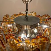 Large Murano Glass Chandelier 1970’s by Mazzega