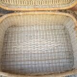 Wicker suitcase