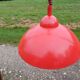 Vintage Red Tole Suspension