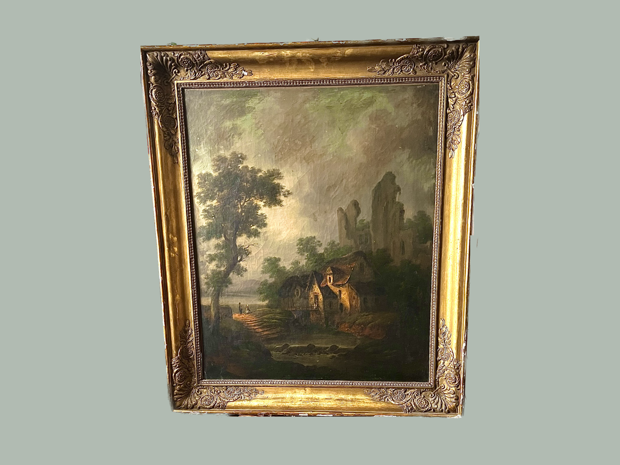 Tableau fin XIXe signé | Selency