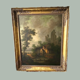 Tableau fin XIXe signé