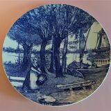 Earthenware dish Delft Boch La Louvière