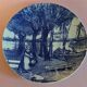 Earthenware dish Delft Boch La Louvière